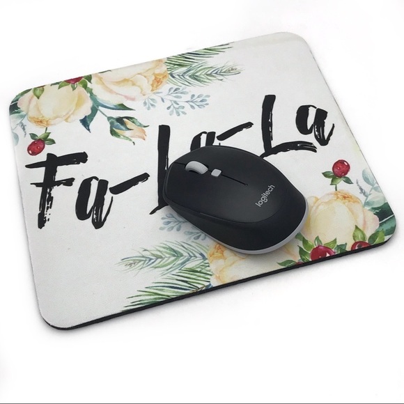 Holiday Fa La La Laptop Computer Mouse Pad Holiday Gift Office Desk Supply‎ - Picture 2 of 2
